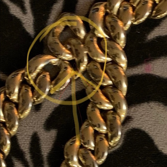 Chanel Vintage 1990 Chunky Chain Double Waist Belt - Picture 2 of 4